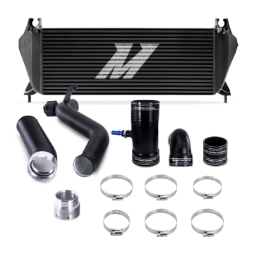 Picture of Mishimoto 19+ Ford Ranger 2.3L EcoBoost Intercooler Kit - Black + MWBK Pipes
