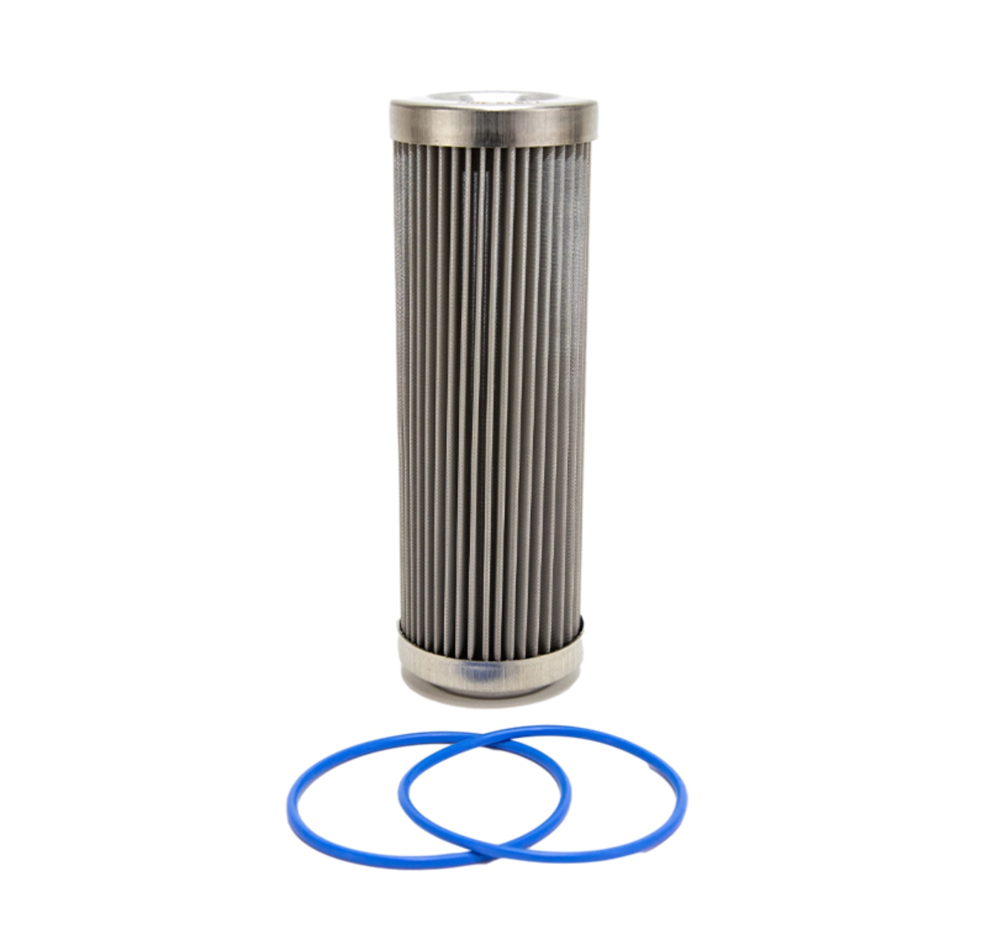 Picture of Fuelab 40 Micron Stainless Steel Replacement Element - 6in w/2 O-Rings & Instructions