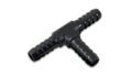 Picture of Vibrant 5/32in Barbed Tee Adapter - Black Anodized