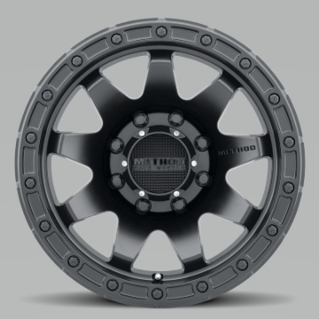 Picture of Method MR317 20x9 +18mm Offset 8x6.5 130.81mm CB Matte Black Wheel