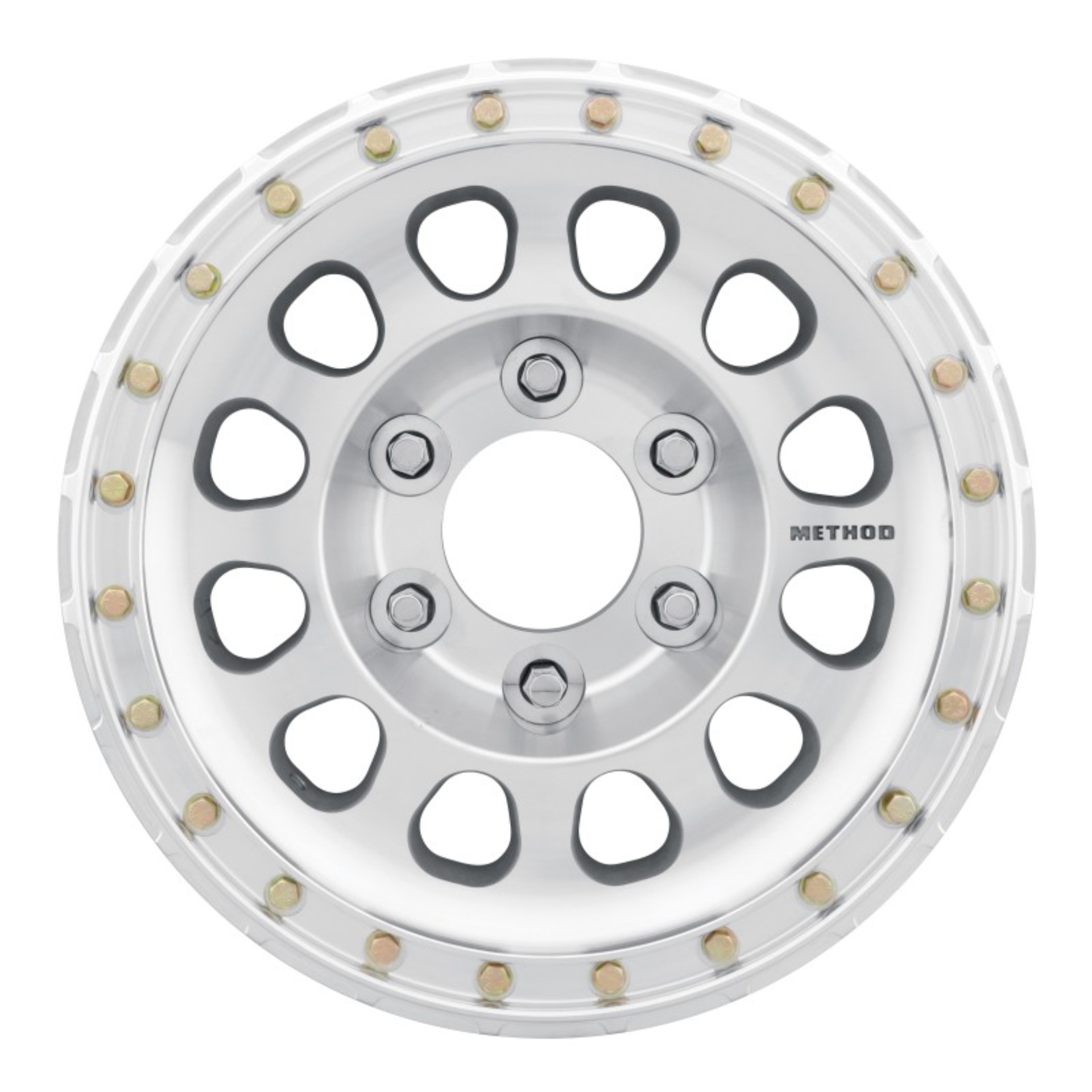 Picture of Method MR103 Beadlock 15x8 -24mm Offset 6x5.5 108mm CB Raw Machined w/BH-H24100 Wheel