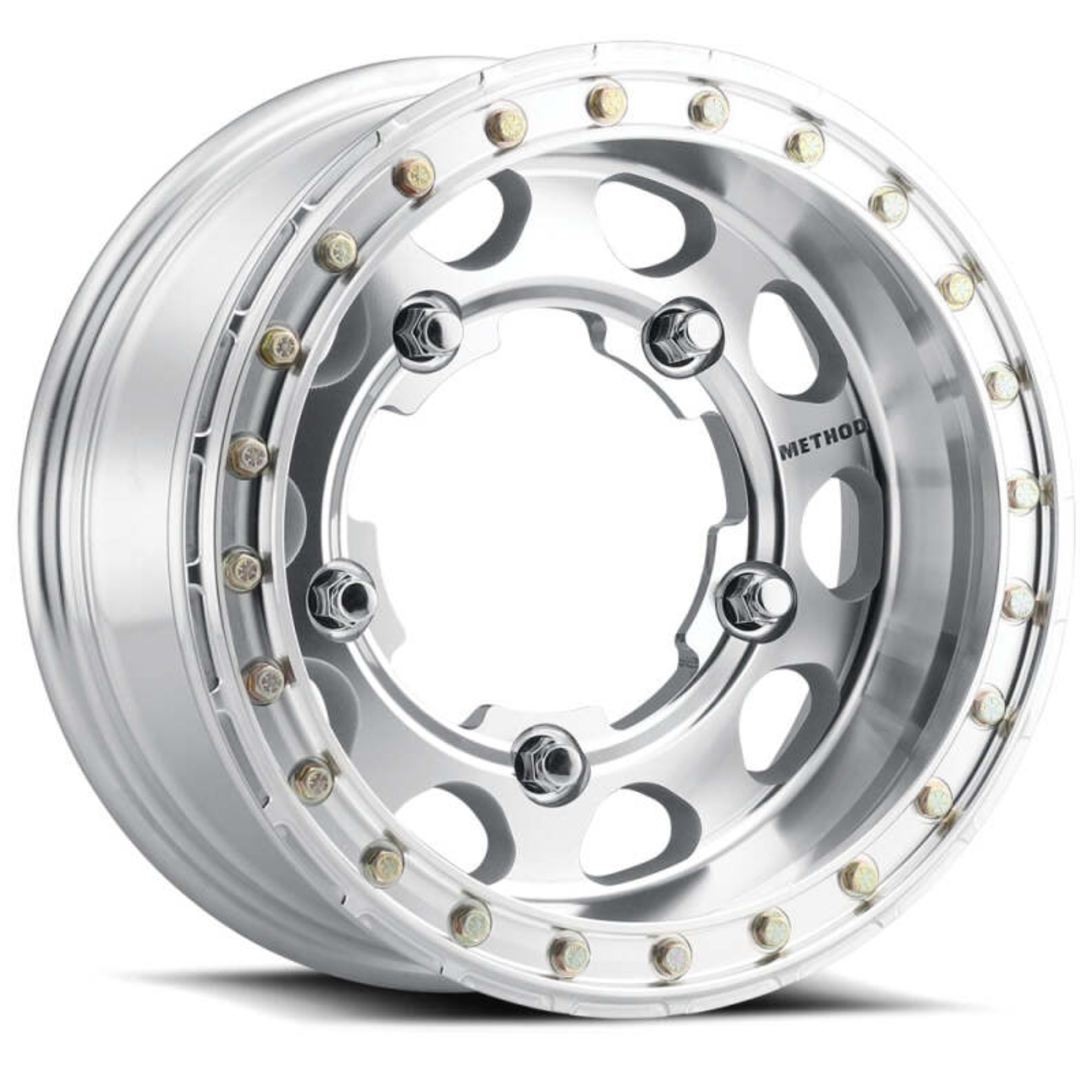 Picture of Method MR103 Beadlock 17x9 -12mm Offset 6x5.5 108mm CB Raw Machined w/BH-H24125 Wheel