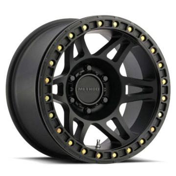 Picture of Method MR106 Beadlock 17x9 -44mm Offset 8x6.5 130.81mm CB Matte Black w/BH-H36125 Wheel
