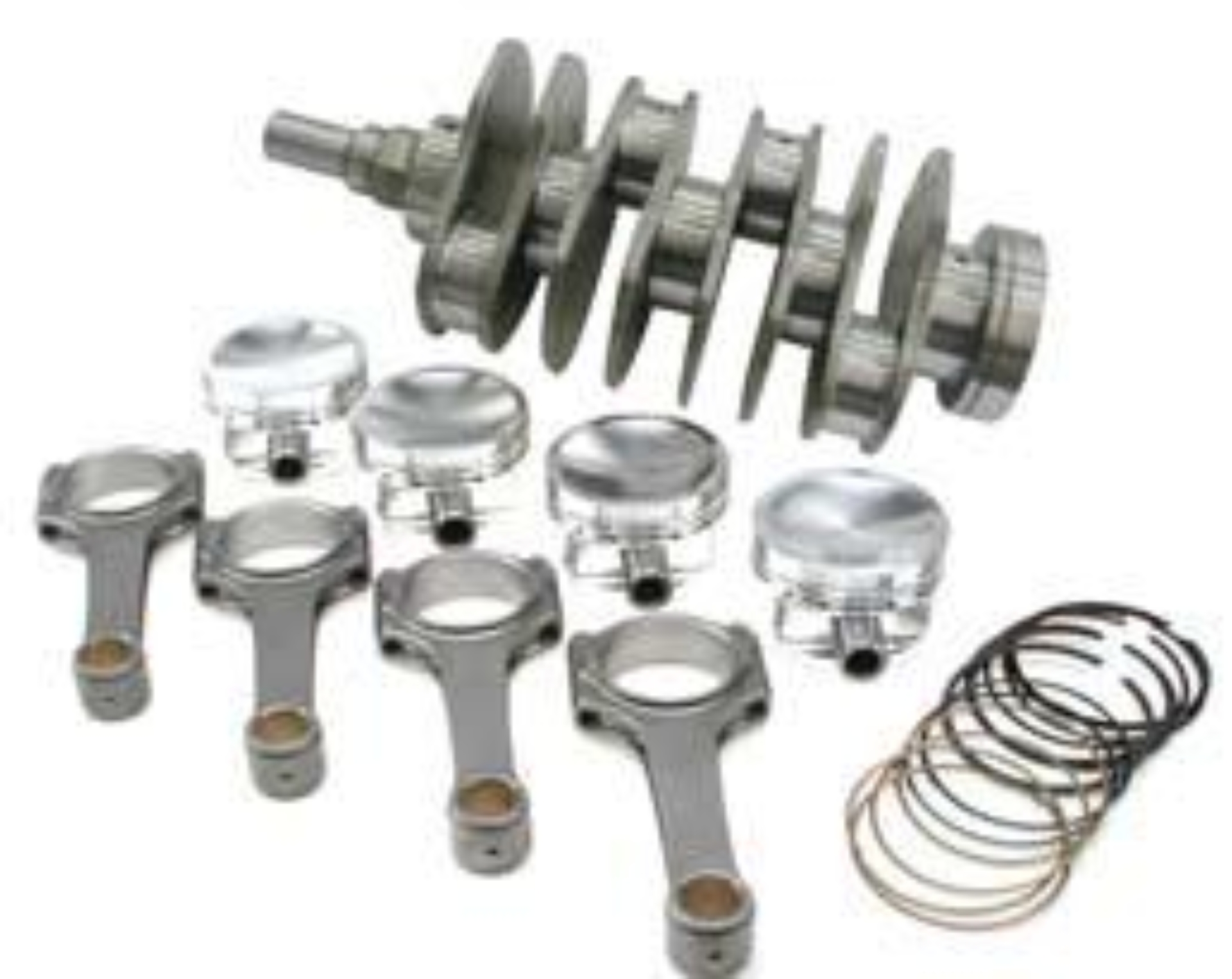 Picture of Brian Crower Subaru EJ257 STI Stroker Kit - 83mm Billet Crank/ProH625+ Rods (5.141in) Custom Pistons