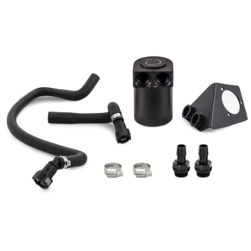 Picture of Mishimoto 2020+ Chevrolet Corvette C8 Baffled Oil Catch Can Kit (PCV Side) - Black