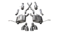 Picture of Corsa 2014-2021 Jeep Grand Cherokee 3.6L V6 Polished Sport Cat-Back Exhaust