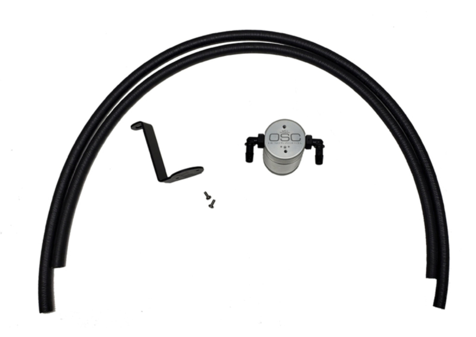 Picture of J&L 2005-2019 Nissan Frontier 4L Oil Separator 3.0 - Clear Anodized
