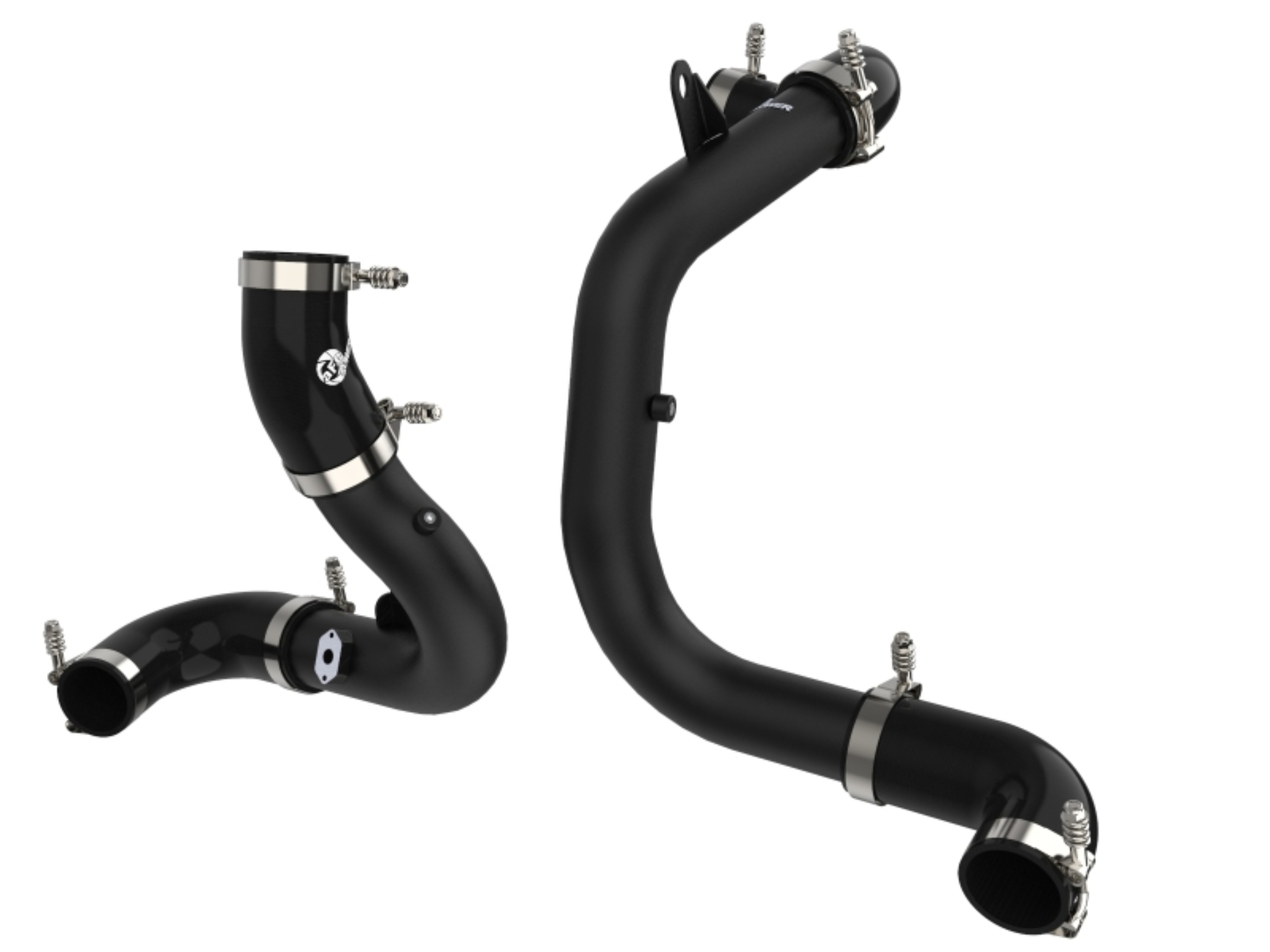 Picture of aFe BladeRunner 15-20 VW GTI (MKVII) L4-2.0L (t) Aluminum Hot and Cold Charge Pipe Kit Black