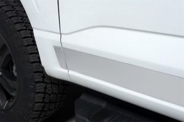 Picture of Putco 2021 Ford F-150 Super Crew 6.5ft Short Box Stainless Steel Rocker Panels (4.25in Tall 12pcs)
