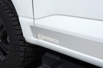 Picture of Putco 2021 Ford F-150 Reg Cab 6.5ft Short Box Ford Licensed SS Rocker Panels (4.25in Tall 10pcs)
