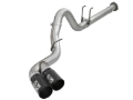 Picture of aFe Power 11-14 Ford F250/F350 6.7L Diesel Rebel XD 4in 409 SS DPF-Back Exhaust System - Black Tips
