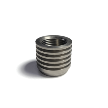 Picture of Ticon Industries Titanium O2 Sensor Bung w/ Built In Heat Sink (M18x1.5)