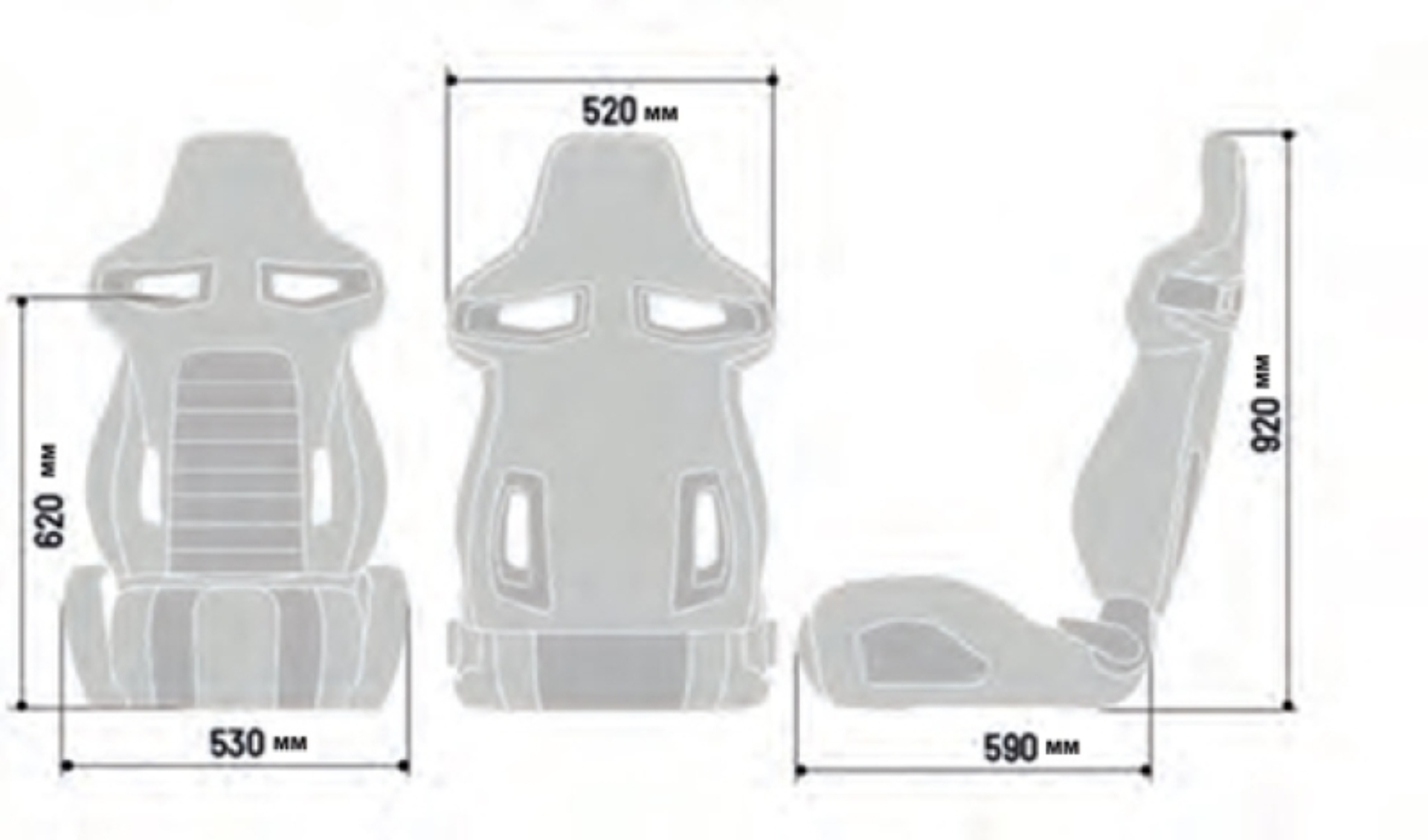 Picture of Sparco Seat R333 2021 Black