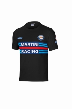 Picture of Sparco T-Shirt Martini-Racing Medium Black
