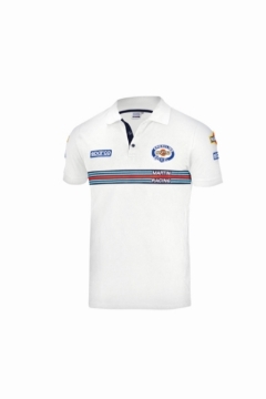 Picture of Sparco Polo Replica Martini-Racing Small White