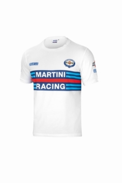 Picture of Sparco Shirt Martini-Racing Medium White
