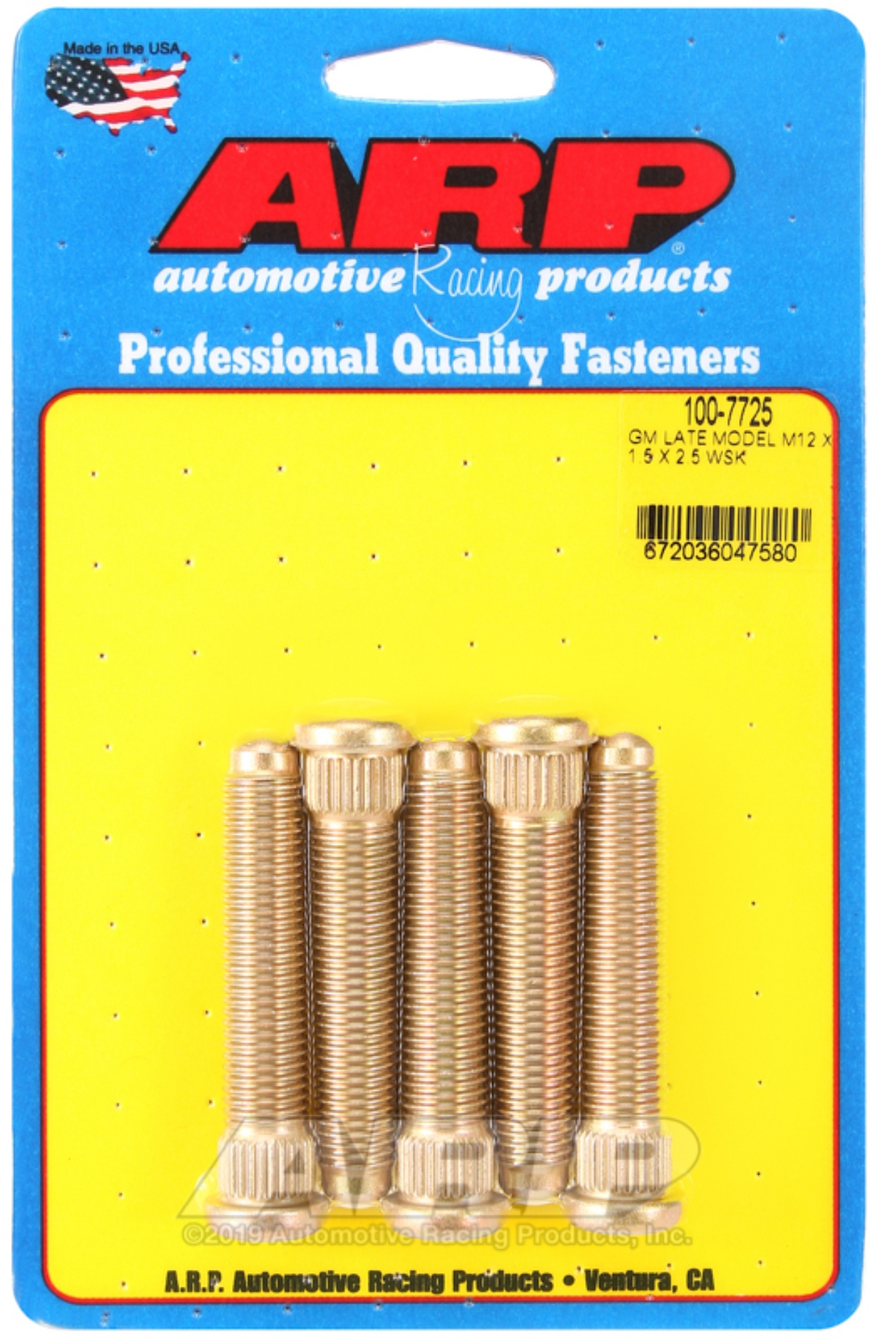 Picture of ARP Late Model GM M12x1.50inX2.50in Wheel Stud Kit