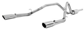 Picture of MBRP 14 Chevy/GMC 1500 Silverado/Sierra 4.3L V6/5.3L V8 Dual Split Rear T409 3in Cat Back Exhaust