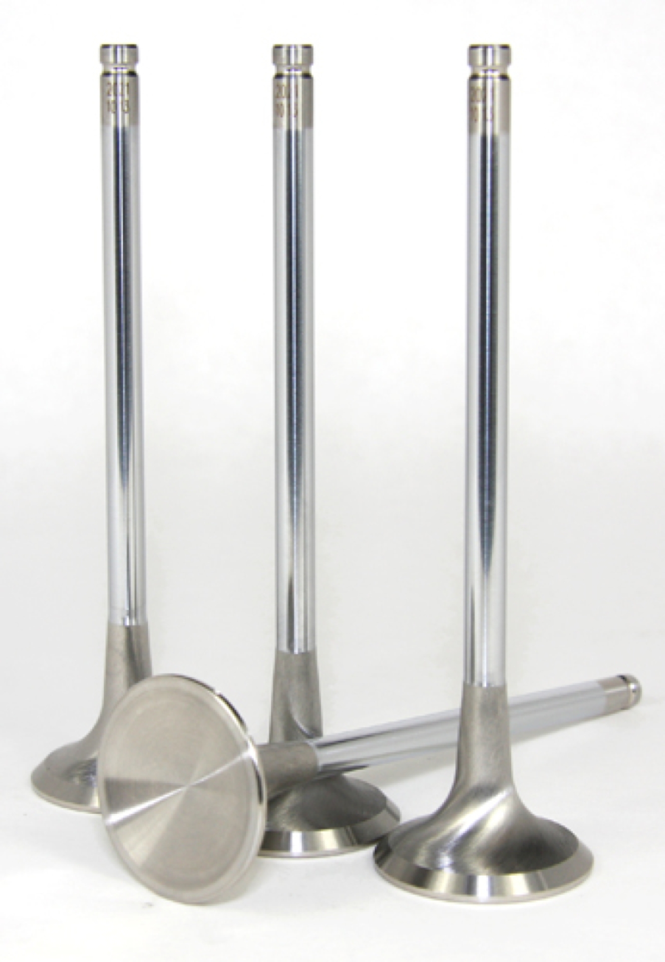 Picture of GSC P-D 4B11T Chrome Polished Super Alloy Exhaust Valve - 30mm Head (+1mm) - SET 8