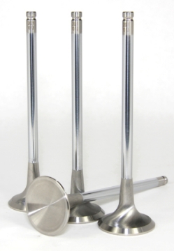 Picture of GSC P-D 4B11T Chrome Polished Super Alloy Exhaust Valve - 30mm Head (+1mm) - SET 8