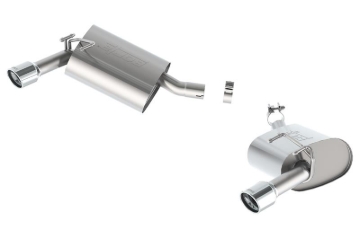 Picture of Borla 14-15 Chevy Camaro 3.6L V6 RWD Single Split Rr Exit Touring Exhaust (rear section only)