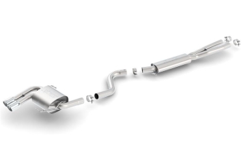 Picture of Borla 08-12 BMW 328i Sdm E90 2.0L RWD Dual Left Rear Exit Touring Cat-Back Exhaust