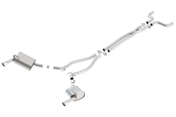 Picture of Borla 14-15 Camaro 3.6L V6 Single Split Rear Exit Touring Catback Exhaust