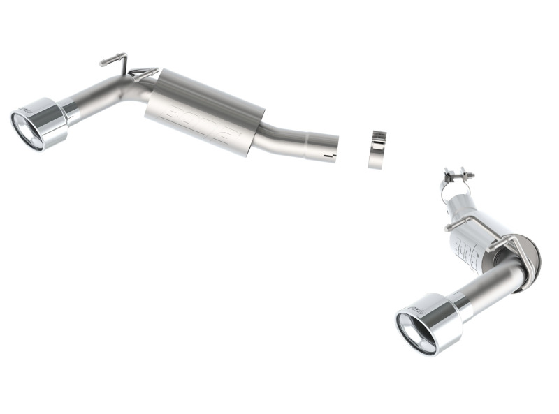 Picture of Borla 14-15 Camaro SS 6.2L V8 RWD Single Split Rr Exit S-Type Exhaust (rear section only)