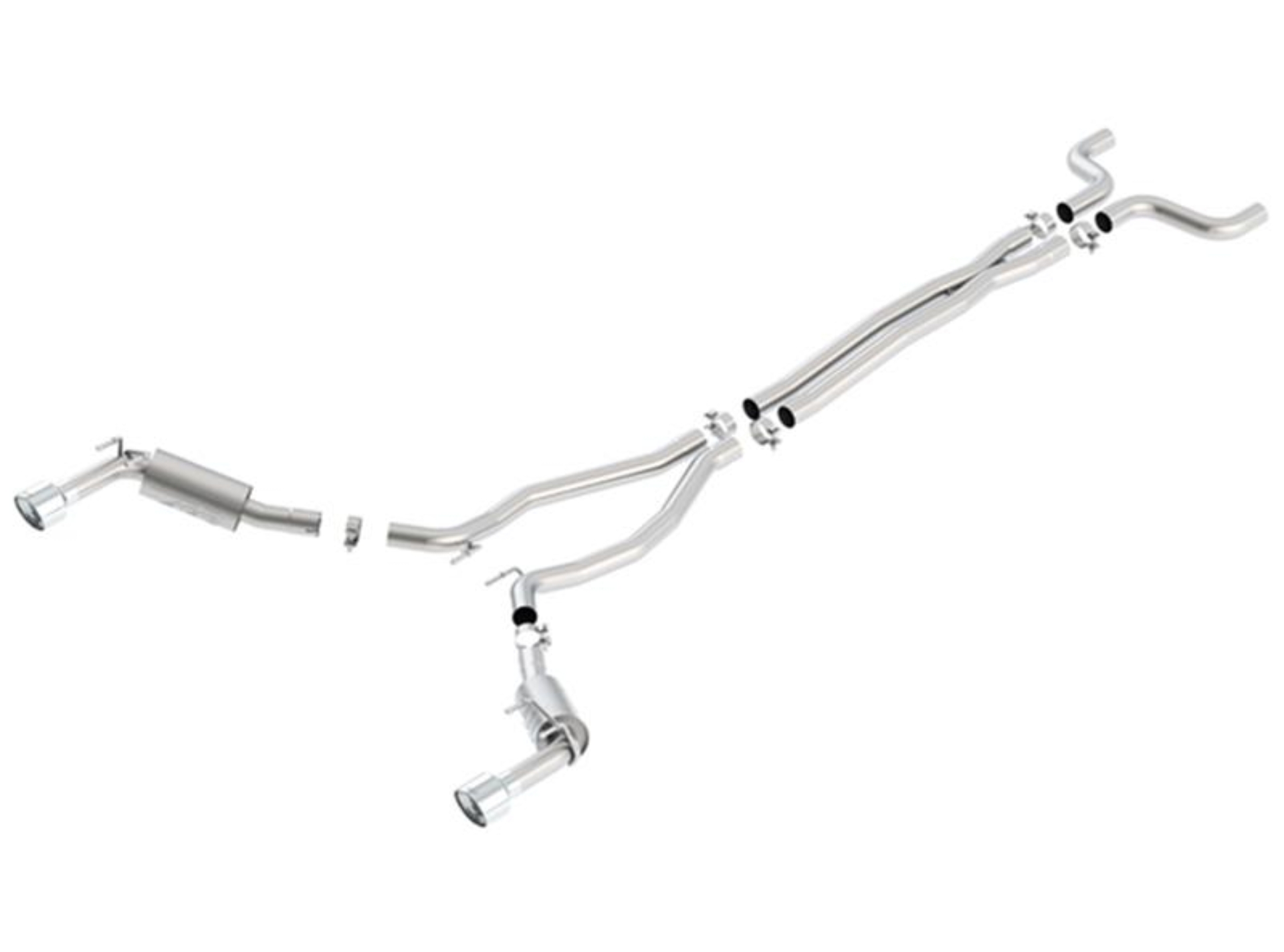 Picture of Borla 14-15 Chevy Camaro SS 6.2L V8 Single Split Rear Exit ATAK Catback Exhaust
