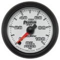 Picture of Autometer Phantom II 52mm Full Sweep Electronic 0-100 PSI Oil Pressure Gauge