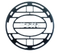 Picture of Hella Stone Shield Round Plastic Black Hella Logo Light Cover  (MOQ 10)