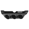 Picture of Autometer 99-07 Ford Super Duty / 03-07 Dodge Ram Black Triple Overhead Console Pod