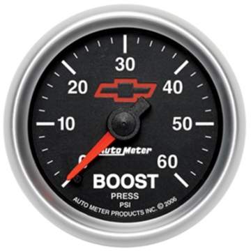 Picture of Autometer GM Performance Parts 2-1/16in 0-60 PSI Mechanical Boost Gauge