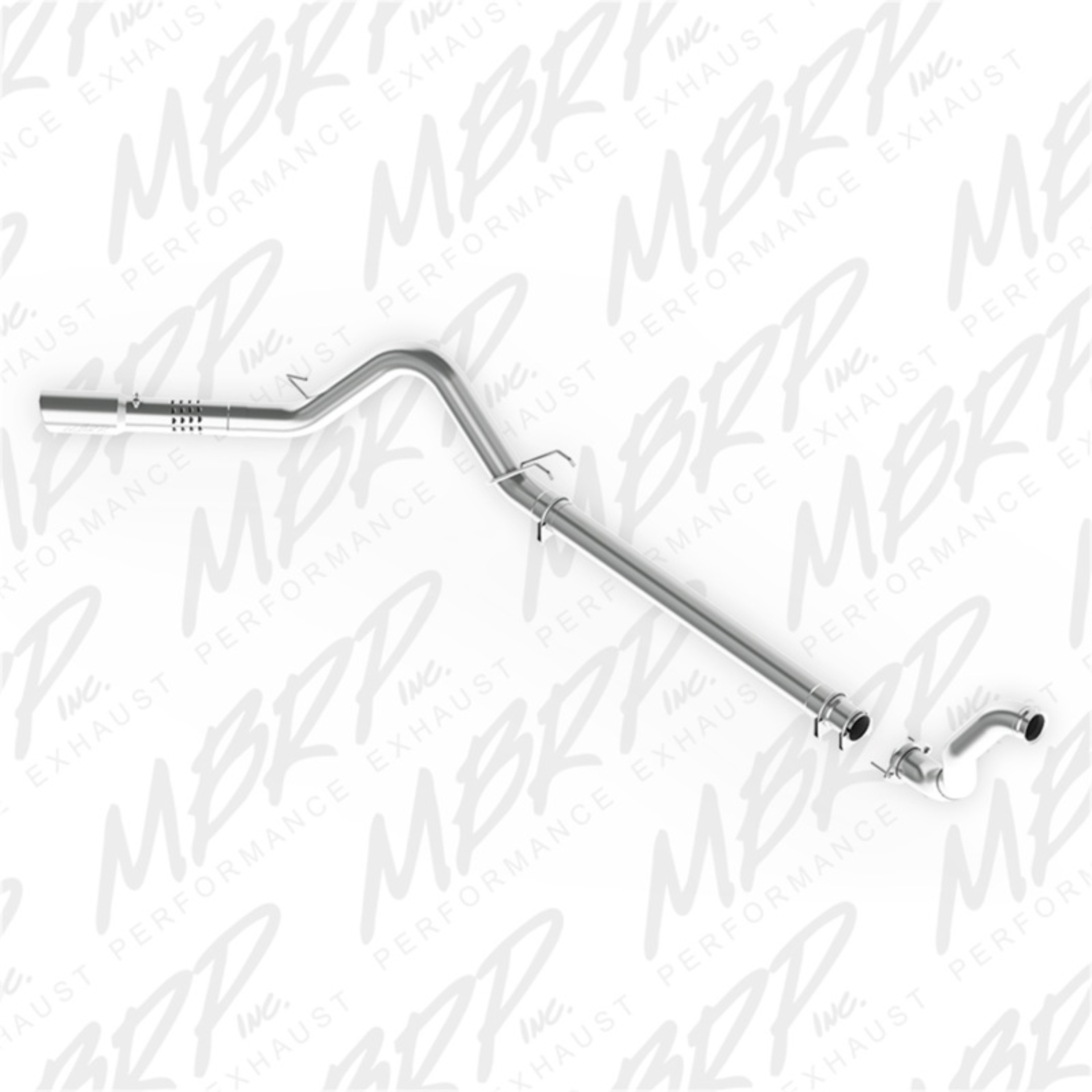 Picture of MBRP 08-10 Ford 6.4L F250/350/450 4 inch Filter Back Single Side Exit Aluminum and Down Pipe