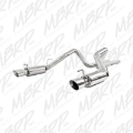 Picture of MBRP 05-09 Ford Shelby GT500 / GT Dual Split Rear Race Version, T409 4in Tips Exhaust System