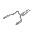 Picture of MBRP 05-09 Ford Mustang GT 4.6L Dual Split Rear Race Version AL/ 3in Cat Back Exhaust System