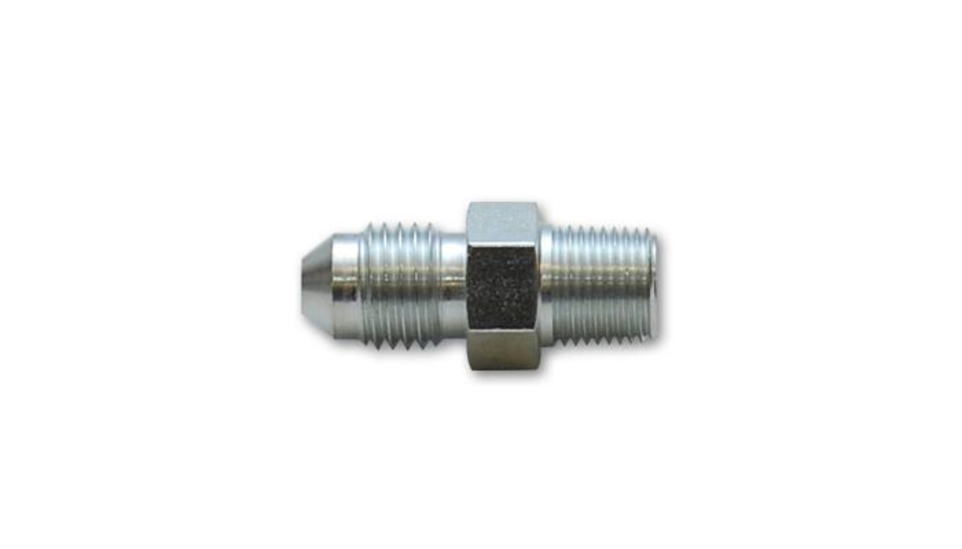 Picture of Vibrant -4AN to 1/8in NPT Straight Adapter Fitting - Steel