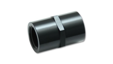 Picture of Vibrant 3/8in NPT Female Pipe Coupler Fitting - Aluminum