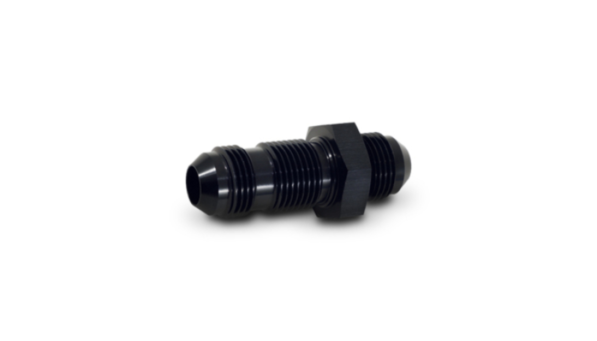 Picture of Vibrant -12AN Flare Straight Bulkhead Adapter Fitting - Aluminum