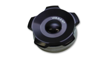 Picture of Vibrant 2.75in OD Aluminum Weld Bungs w/ Anodized Black Aluminum Threaded Cap (incl. O-Ring)