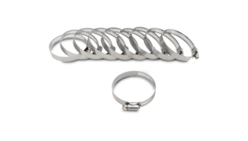 Picture of Vibrant S.S. Worm Gear Clamps Pack of 10 - Clamping Range: 0.44in - 0.90in (11mm - 23mm)