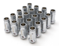 Picture of Wheel Mate Muteki SR48 Open End Lug Nuts - Satin Silver 12x1.50 48mm