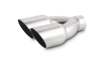 Picture of Vibrant Dual 3.5in Round SS Exhaust Tip (Single Wall Angle Cut)