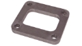Picture of Vibrant T04 Turbo Inlet Flange (Rectangular Inlet) Mild Steel 1/2in Thick