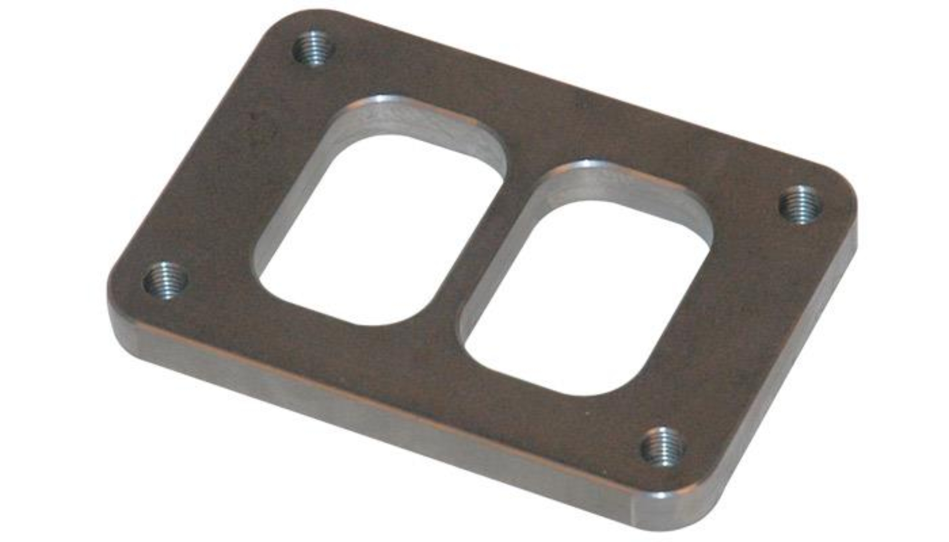 Picture of Vibrant T06 Turbo Inlet Flange (Divided Inlet) Mild Steel 1/2in Thick