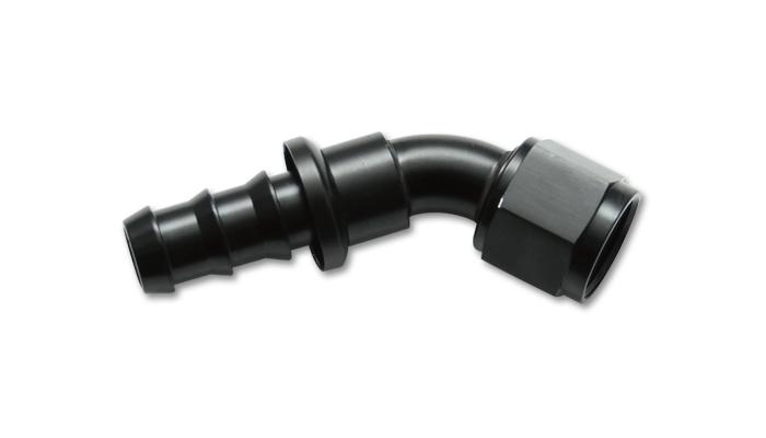 Picture of Vibrant -6AN Push-On 90 Deg Hose End Fitting - Aluminum