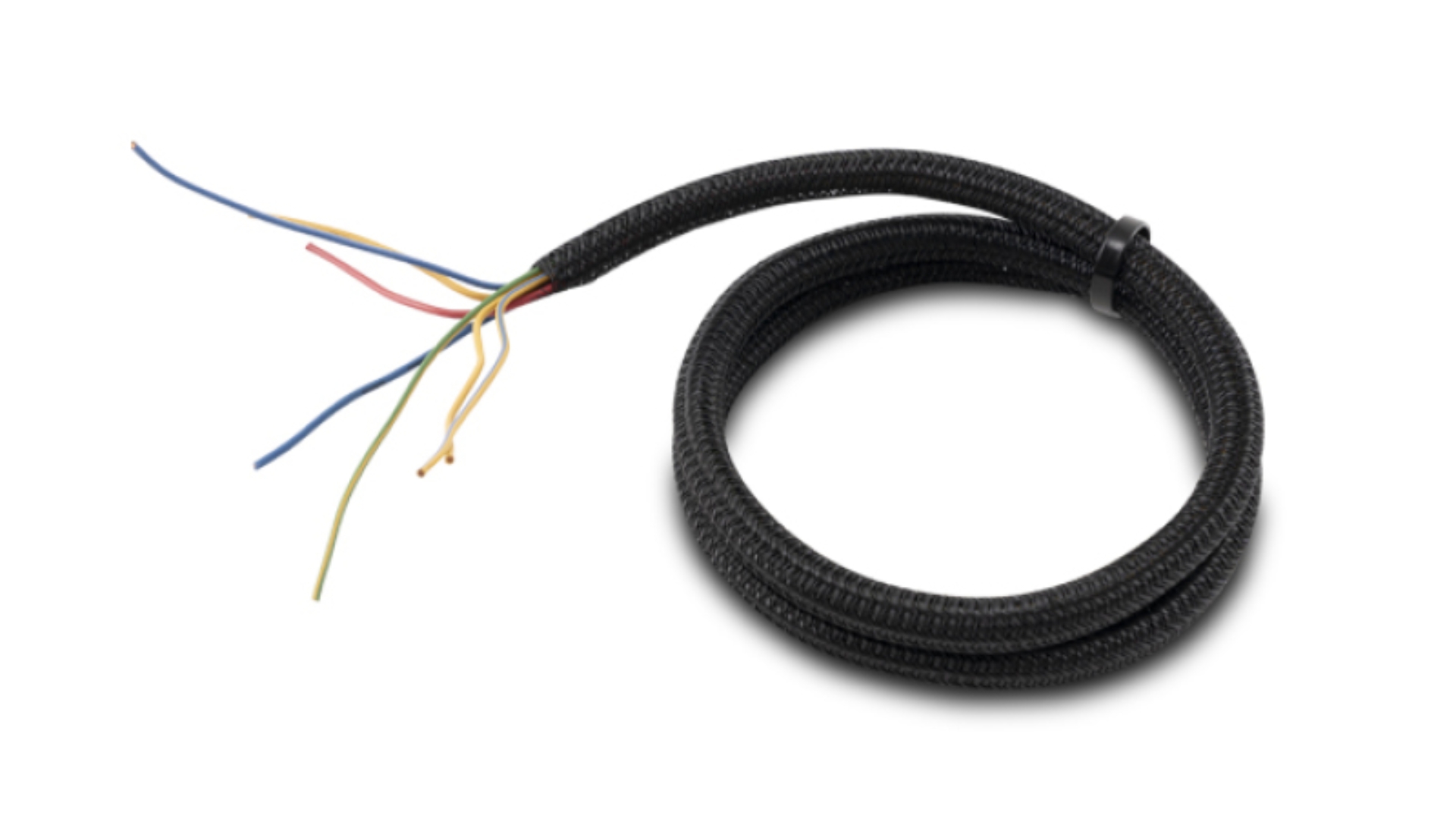 Picture of Vibrant 1/2in O.D. Flexible Split Sleeving (10 foot length) Black