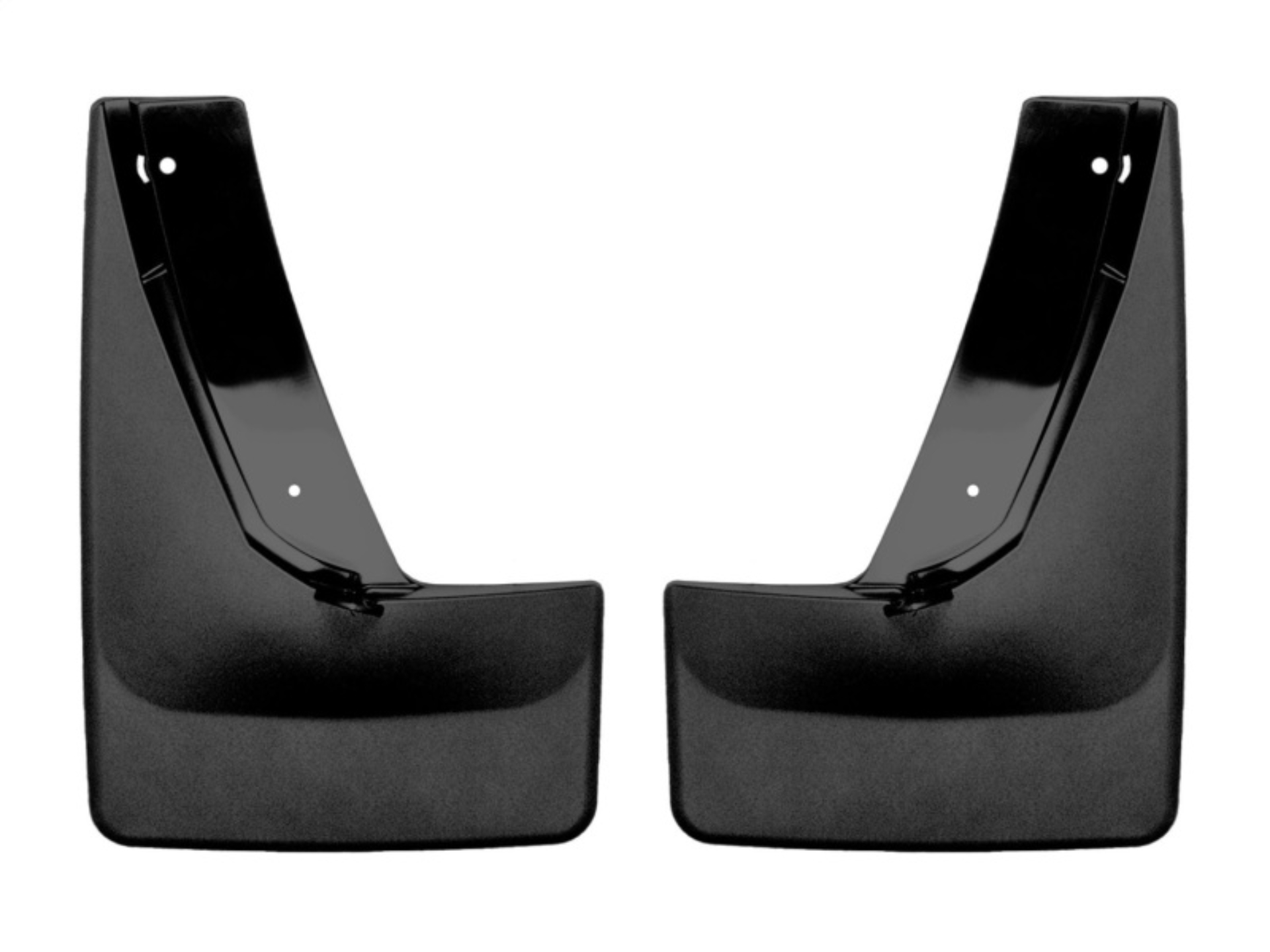 Picture of WeatherTech 2021+ Chevy Suburban Rear No Drill Mudflaps - Black