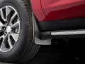 Picture of WeatherTech 2021+ Chevy Suburban(except w/Power retractable step) Front No Drill Mudflaps - Black