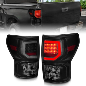 Picture of ANZO 07-11 Toyota Tundra Full LED Taillights Black Housing Smoke Lens G2 (w/C light Bars)